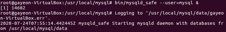 mysql install step